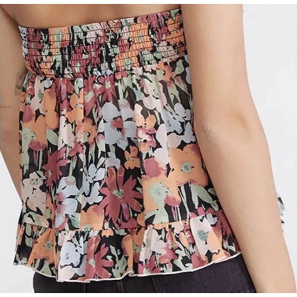 PacSun LA Hearts Strapless Chiffon Babydoll Tube Top - Picture 3 of 9